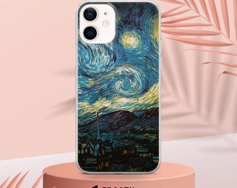 Custodia Portafoglio Personalizzata IPhone Van Gogh - Stampa Girasoli O Notte Stellata - Foto 3