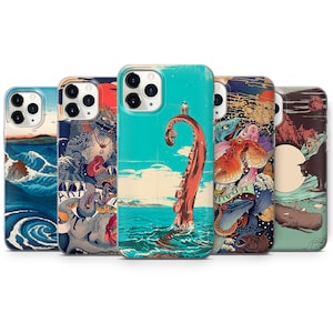 Étui pour téléphone, dessin animé japonais, dessin animé japonais pour iPhone 16 Pro Max, 15 Plus, 14, 13, 12, 11, XS et Samsung S25, S24, A56, A55, Pixel 9 Pro, 8