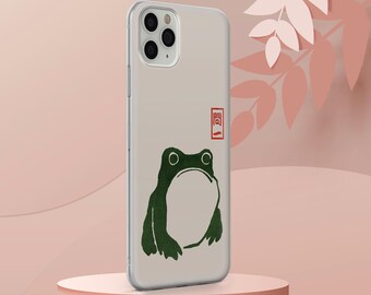 iPhone・スマホケース Society6 Grumpy Hang by Tummeow Grumpy Frog Phone Case Matsumoto Hoji Cover Fit for iPhone