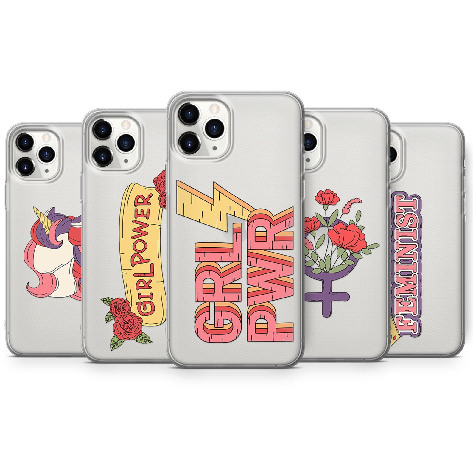 Girl Power Phone Case Feminist Cover Fit for Iphone 14 Pro - Etsy UK