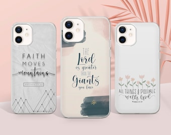 Funda para teléfono Bible Verses Funda bíblica apta para iPhone 15 Pro Max, 14 Plus, 13, 12, 11, XR y Samsung S24, S23, A54, A53, Pixel 8 Pro, 7