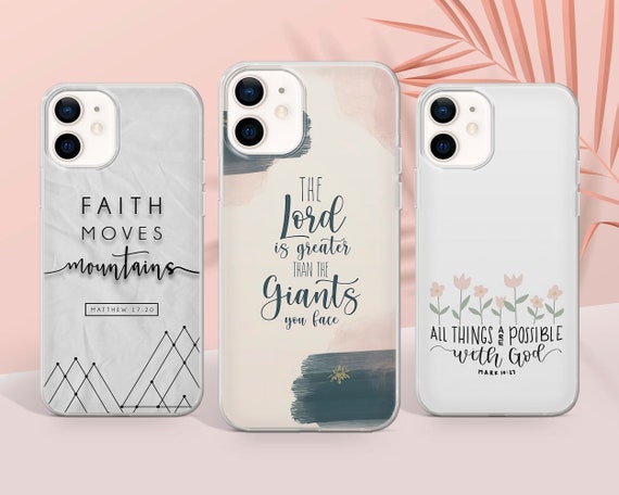 Bible Verses Phone Case Biblical Cover for iPhone 16 Pro Max