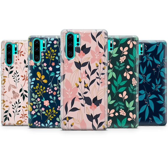 Flower Phone Case Floral Cover for iPhone 16 Pro Max, 15