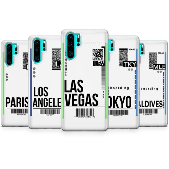 Flight Ticket Phone Case Boarding Pass Coverfor iPhone 16