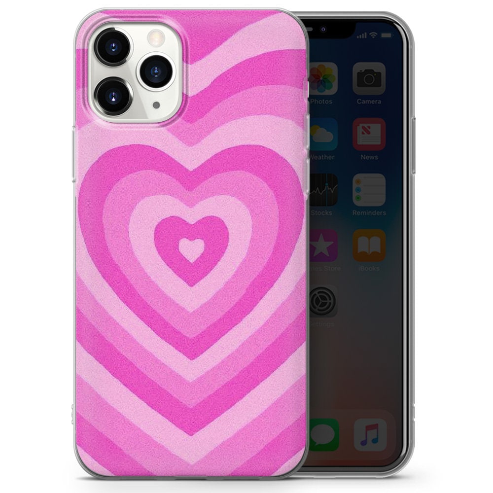 Hearts Phone Case Heart Cover Fit for Iphone 14 Pro 13 12 - Etsy UK