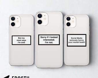 Funda para teléfono con cita estética y diseño abstracto para iPhone 18 Pro Max, 17, 16, 15, Samsung S26 Ultra, S25 FE, A57, A56, Pixel 11, 10