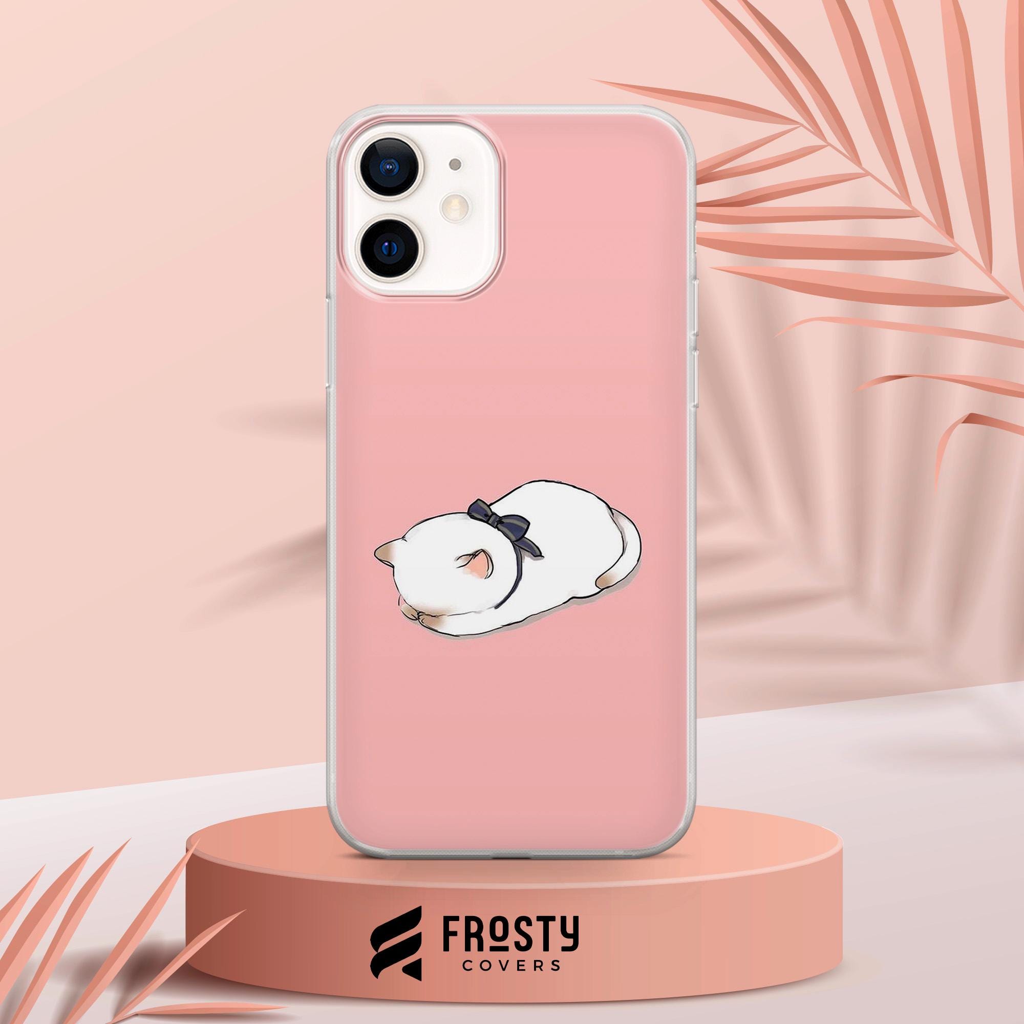 Cat Phone Case, Cute Kitten Pink Pattern Cover for iPhone 17 Pro