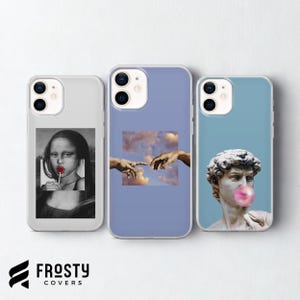 Aesthetic Art Phone Case Modern Statue Cover for iPhone 18 Pro Max, 17, 16, 15, Samsung S26 Ultra, S25 FE, A57, A56, Pixel 11, 10