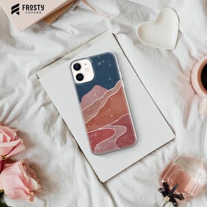 Mountains Phone Case, Abstract Moon Cover for iPhone 17 Pro Max, 16e, 15, 14, 13 & Samsung S26 Ultra, S25 FE, A57, A56, Pixel 10, 9A image 6