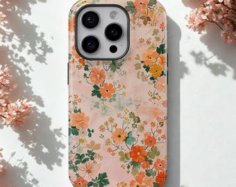 Floral Phone Case Small Flower Cover for iPhone 18 Pro Max, 17, 16, 15, Samsung S26 Ultra, S25 FE, A57, A56, Pixel 11, 10