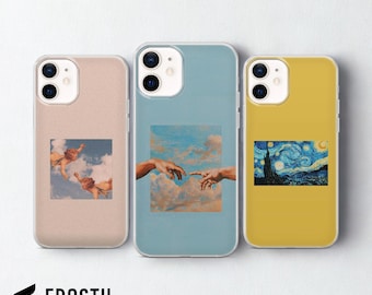 Famous Painting Phone Case, Fine Art Cover for iPhone 17 Pro Max, 16e, 15, 14, 13 & Samsung S26 Ultra, S25 FE, A57, A56, Pixel 10, 9A