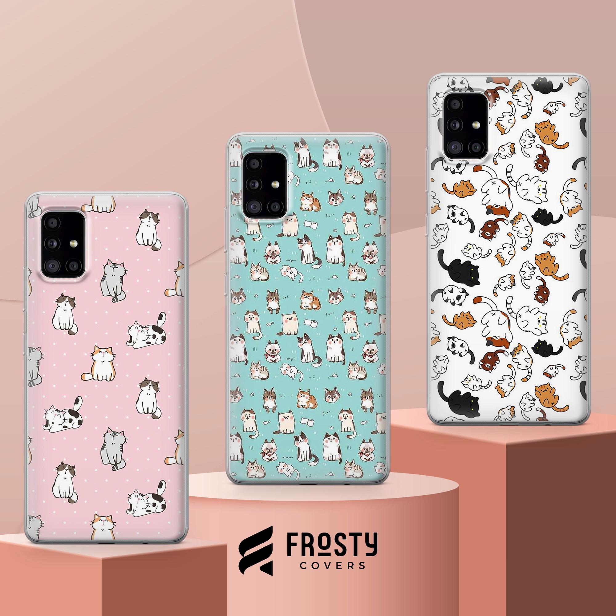 Cute Pet Cat Phone Case Kitten Cover for iPhone 17 Pro Max, 16e