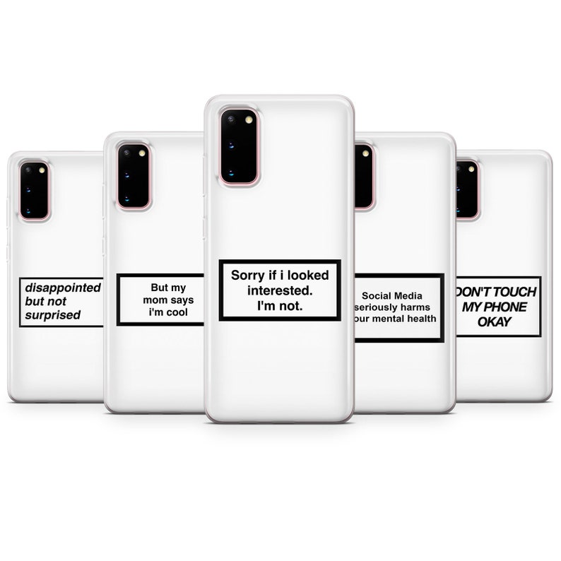 Coque de téléphone avec citation esthétique abstraite, adaptée pour iPhone 15 Pro Max, 14 Plus, 13, 12, 11, XR et Samsung S24, S23, A54, A53, Pixel 8 Pro, 7 image 7