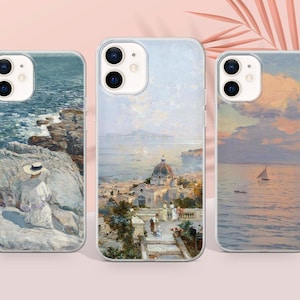 Painting Phone Case Famous Art Cover fit for iPhone 15 Pro Max, 14 Plus, 13, 12, 11, XR & Samsung S24, S23, A54, A53, Pixel 8 Pro, 7