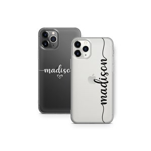 Gepersonaliseerde naam telefoonhoesje aangepaste naam hoes voor iPhone 16 Pro Max, 15 Plus, 14, 13, 12, 11, XS en Samsung S25, S24, A56, A55 Pixel 9, 8