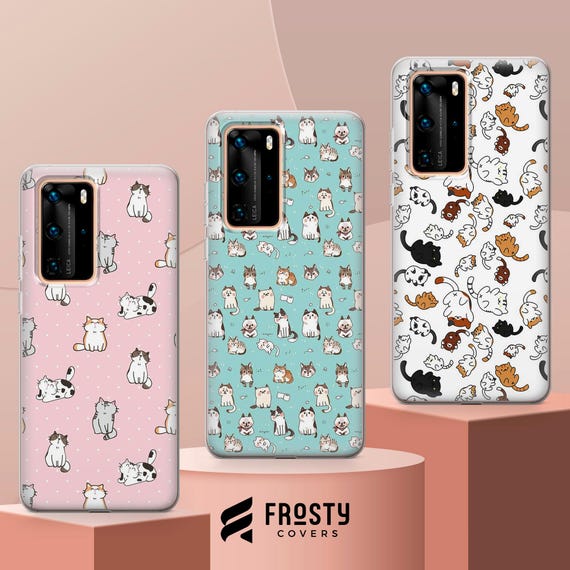 Cute Pet Cat Phone Case Kitten Cover for iPhone 17 Pro Max, 16e