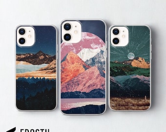 Mountain Phone Case, Cover Case für iPhone 17 Pro Max, 16e, 15, 14, 13 & Samsung S26 Ultra, S25 FE, A57, A56, Pixel 10, 9A