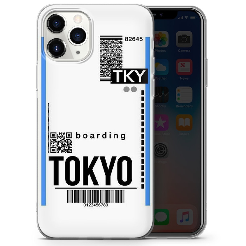 Flight Ticket Phone Case Boarding Pass Cover Fit for Iphone 13 Etsy UK