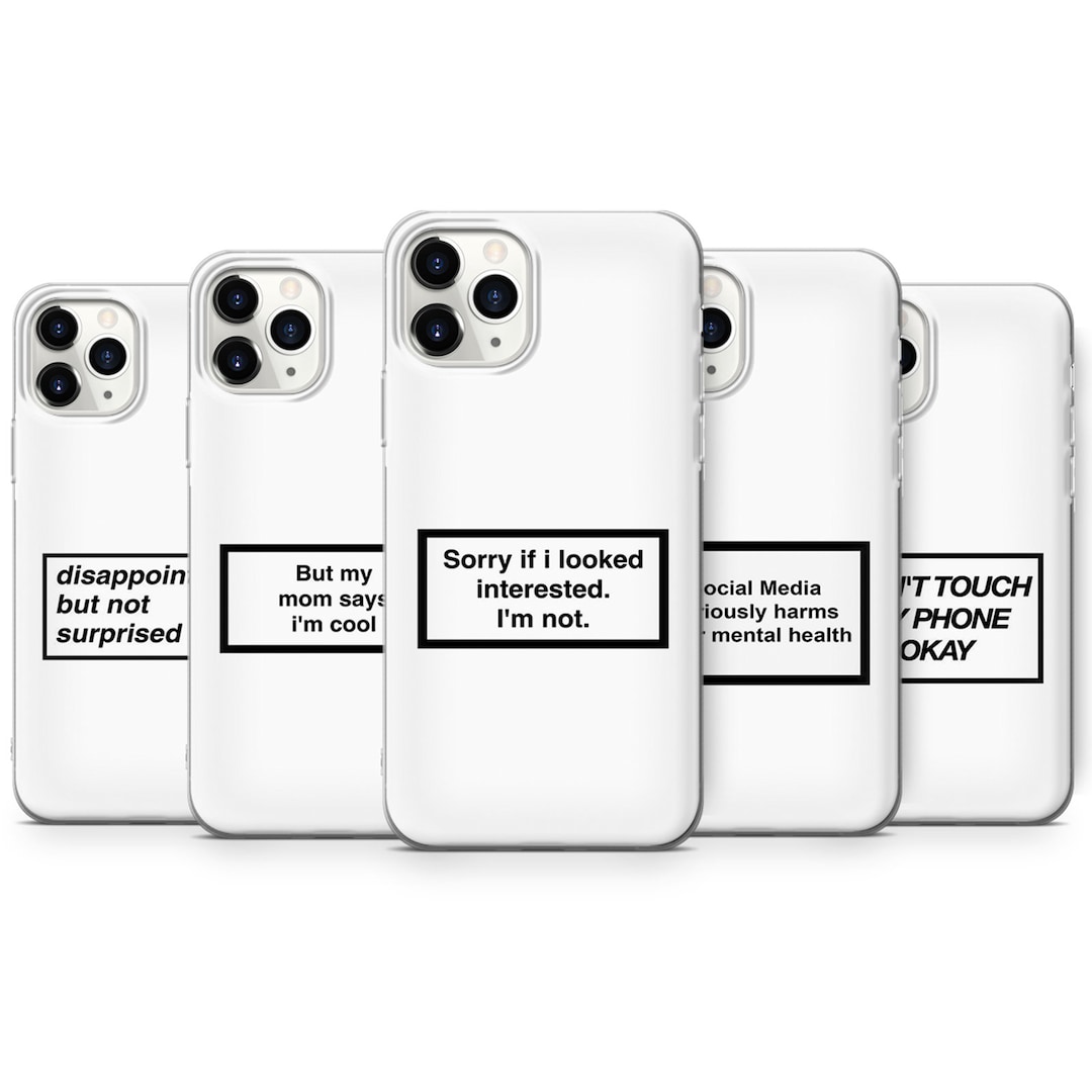 Buy Aesthetic Quote Phone Case Abstract Cover for iPhone 17 Pro Max, 16e,  15, 14, 12 Samsung S25 Ultra, S24 FE, A56, Pixel 10 XL, 9a, Online in 