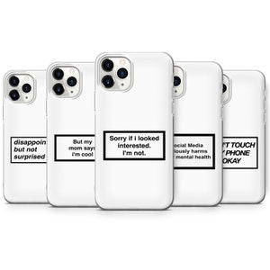 Coque de téléphone avec citation esthétique abstraite, adaptée pour iPhone 15 Pro Max, 14 Plus, 13, 12, 11, XR et Samsung S24, S23, A54, A53, Pixel 8 Pro, 7 image 1