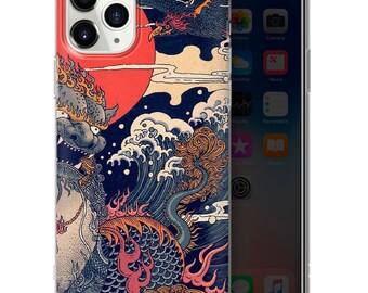Japanese Wave Phone Case Kanagawa Wave Cover for iPhone 17 Pro Max