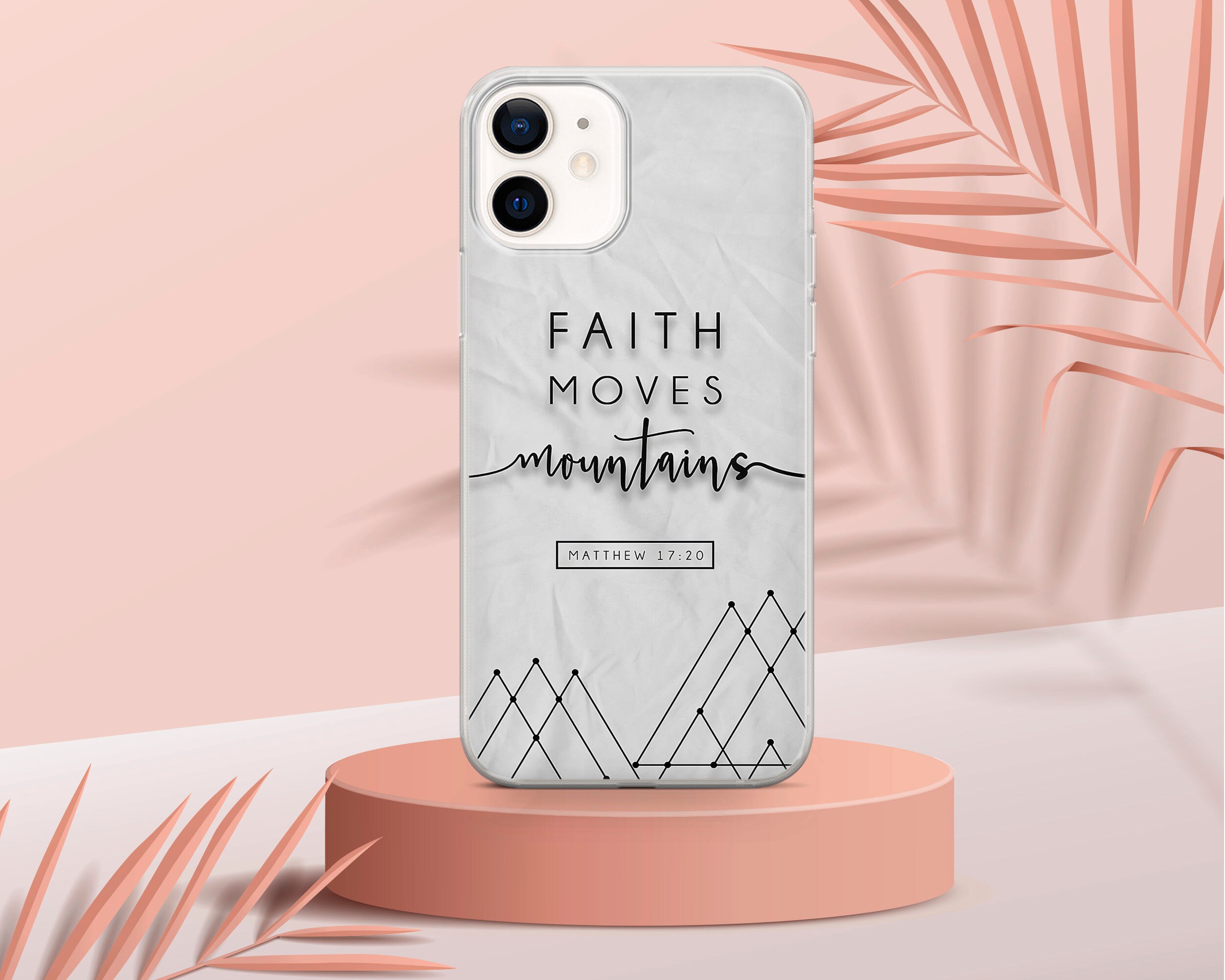 Bible Verses Phone Case Biblical Cover for iPhone 16 Pro Max