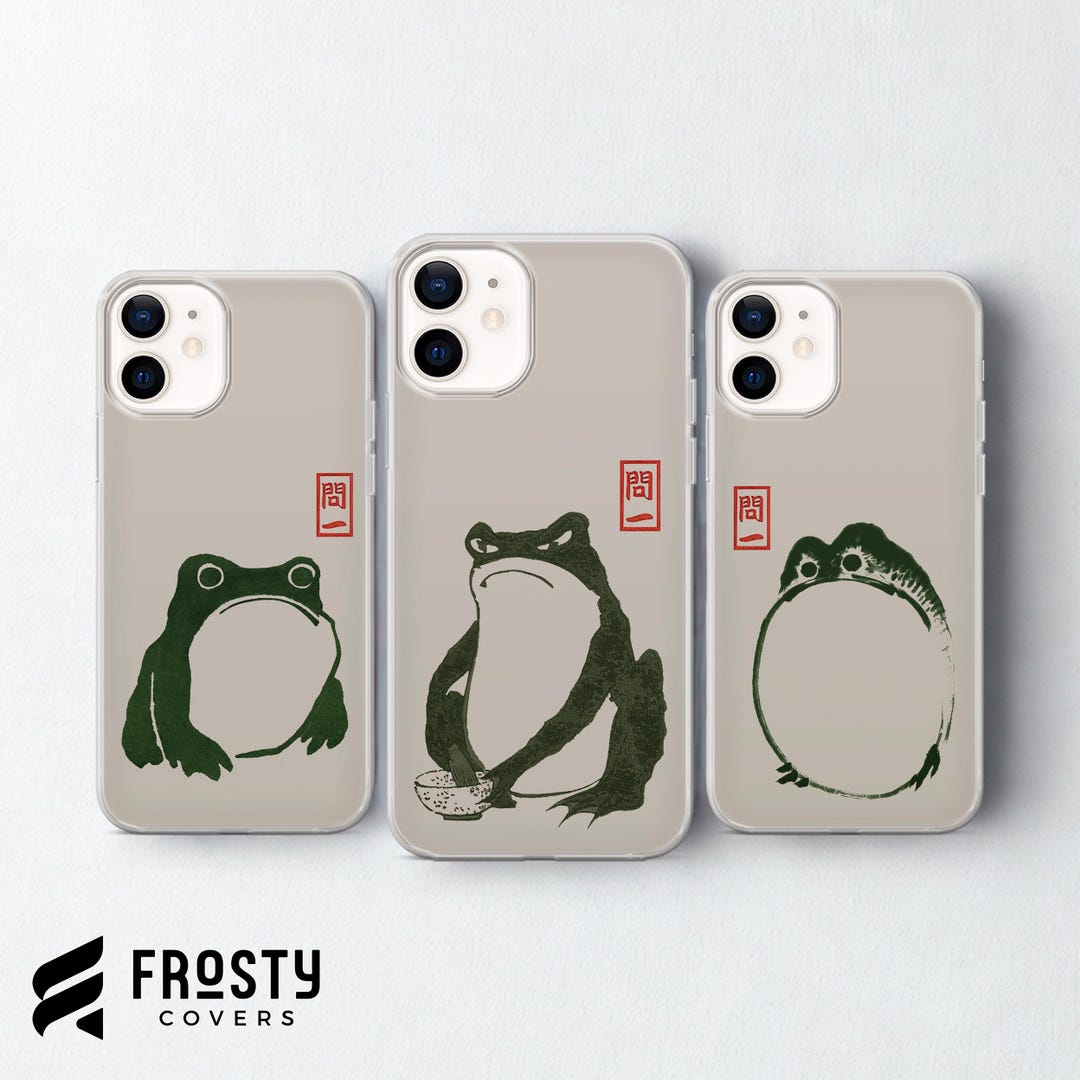 Grumpy Frog Phone Case Matsumoto Hoji Cover for iPhone 17 Pro Max