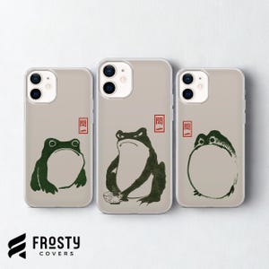 Grumpy Frog Phone Case Matsumoto Hoji Cover for iPhone 17 Pro Max, 16e, 15, 14, 13 & Samsung S26 Ultra, S25 FE, A57, A56, Pixel 10, 9A