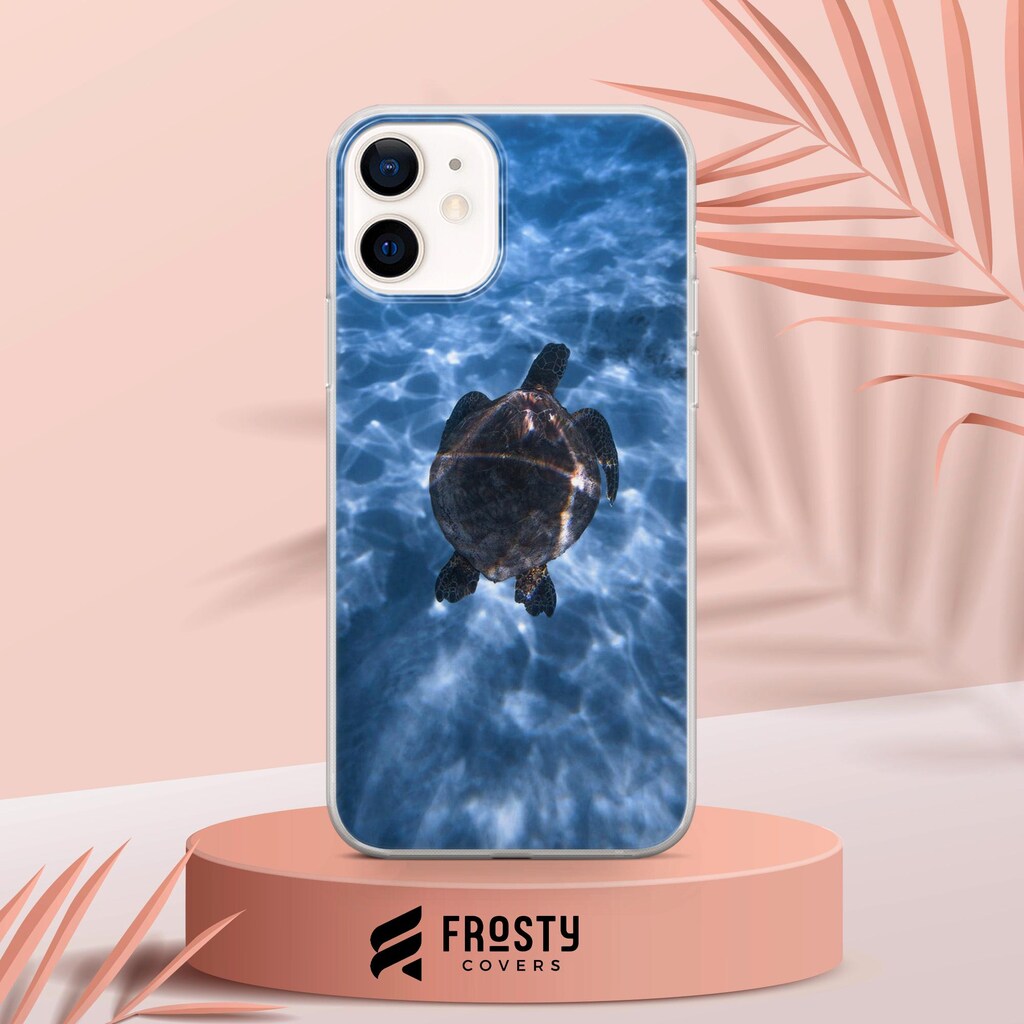 Custodia Impermeabile Galleggiante Per Cellulare – Universale Fino A 7", IP68, Con Cordino, Lettera A Iridescente