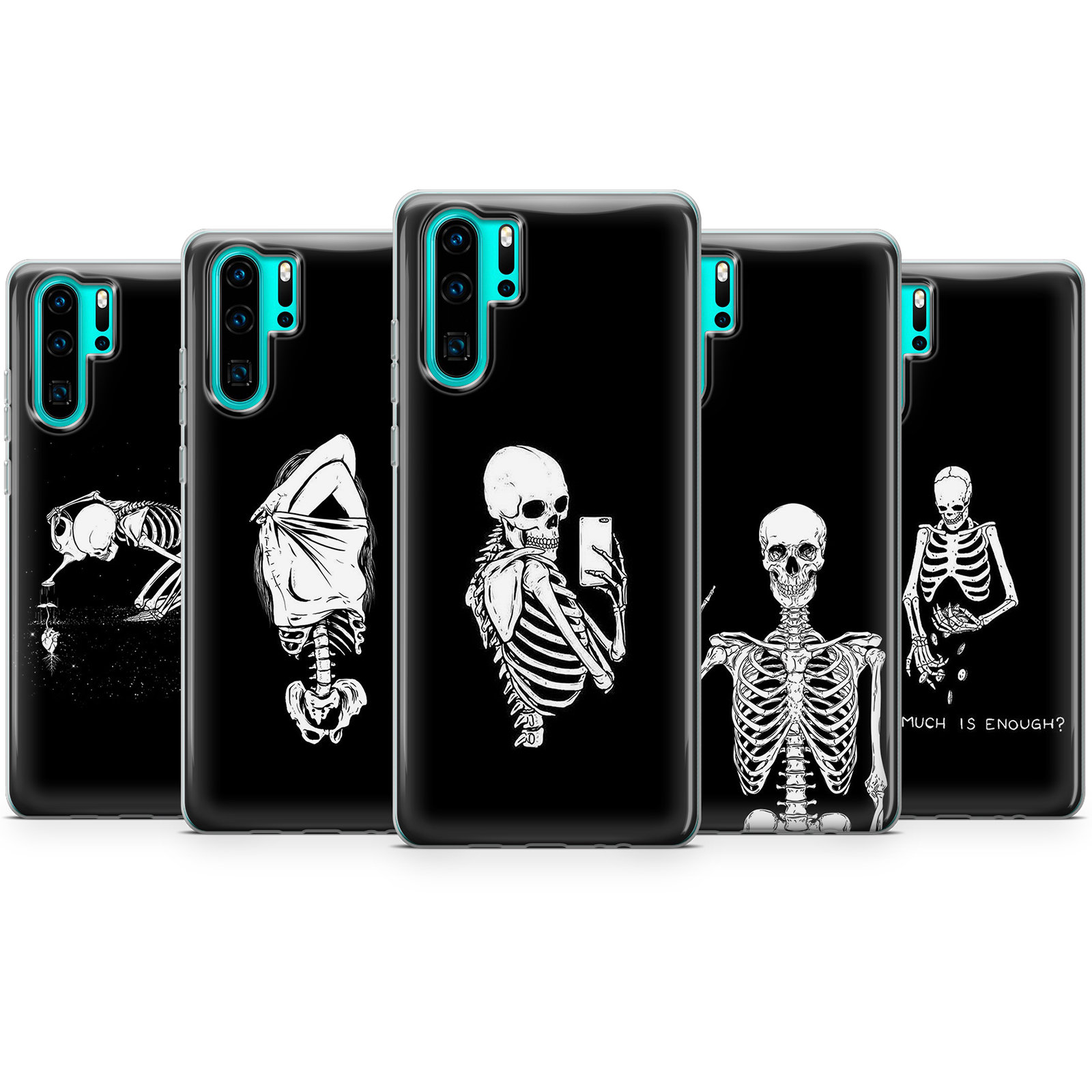 美しいスケルトン スマホケース スカルカバー iPhone 17 Pro Max、16e