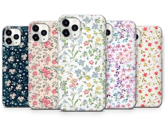 Spring Flower Phone Case Cute Floral Cover for iPhone 16 Pro