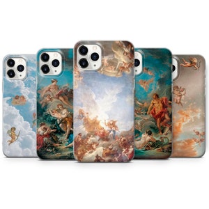 Renaissance Phone Case Iconic Art Cover fit for iPhone 15 Pro Max, 14 Plus, 13, 12, 11, XR & Samsung S24, S23, A54, A53, Pixel 8 Pro, 7