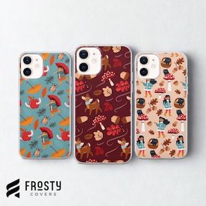 Autumn Phone Case Fall Leaves Cover for iPhone 18 Pro Max, 17, 16, 15, Samsung S26 Ultra, S25 FE, A57, A56, Pixel 11, 10 image 1