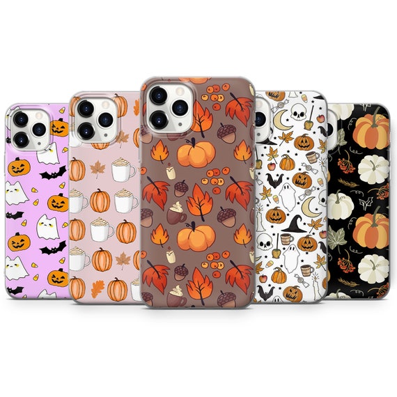 Fall Autumn Case for iPhone 13 Mini,Aesthetic Art Design TPU Shock-proof Cover  Case 