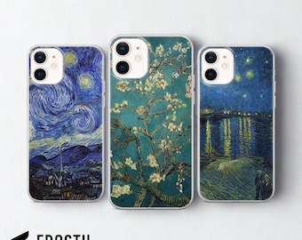 Vincent Van Gogh Phone Case Iconic Art Cover for iPhone 17 Pro Max, 16e, 15, 14, 13 & Samsung S26 Ultra, S25 FE, A57, A56, Pixel 10, 9A