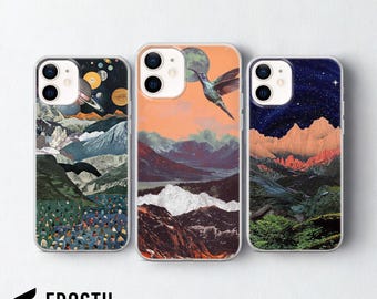 Mountain Handyhülle Wanderlust Art Hill Cover für iPhone 17 Pro Max, 16e, 15, 14, 13 & Samsung S26 Ultra, S25 FE, A57, A56, Pixel 10, 9A