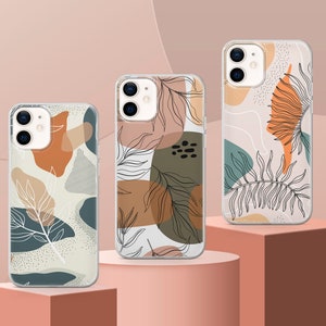 Abstract Phone Case Modern Art Cover fit for iPhone 15 Pro Max, 14 Plus, 13, 12, 11, XR & Samsung S24, S23, A54, A53, Pixel 8 Pro, 7