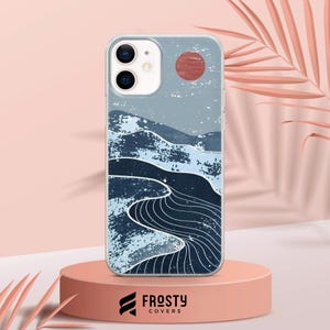 Mountains Phone Case, Abstract Moon Cover for iPhone 17 Pro Max, 16e, 15, 14, 13 & Samsung S26 Ultra, S25 FE, A57, A56, Pixel 10, 9A image 4
