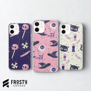 Cute Halloween Phone Case, Personalised Cover for iPhone 18 Pro Max, 17, 16, 15, Samsung S26 Ultra, S25 FE, A57, A56, Pixel 11, 10