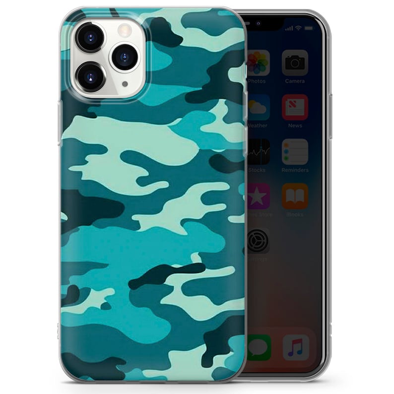 Camo Phone Case Army Camouflage Cover fit for iPhone 15 Pro Max, 14 Plus, 13, 12, 11, XR & Samsung S24, S23, A54, A53, Pixel 8 Pro, 7 5