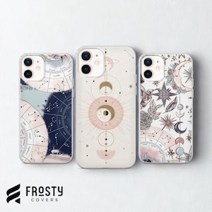 Astrology Phone Case Celestial Cover for iPhone 17 Pro Max, 16e, 15, 14, 13 & Samsung S26 Ultra, S25 FE, A57, A56, Pixel 10, 9A