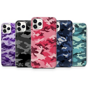 Camo Phone Case Army Camouflage Cover fit for iPhone 15 Pro Max, 14 Plus, 13, 12, 11, XR & Samsung S24, S23, A54, A53, Pixel 8 Pro, 7 image 1
