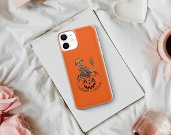 Custodia per iPhone 13 Pro Max, con collage di Halloween e