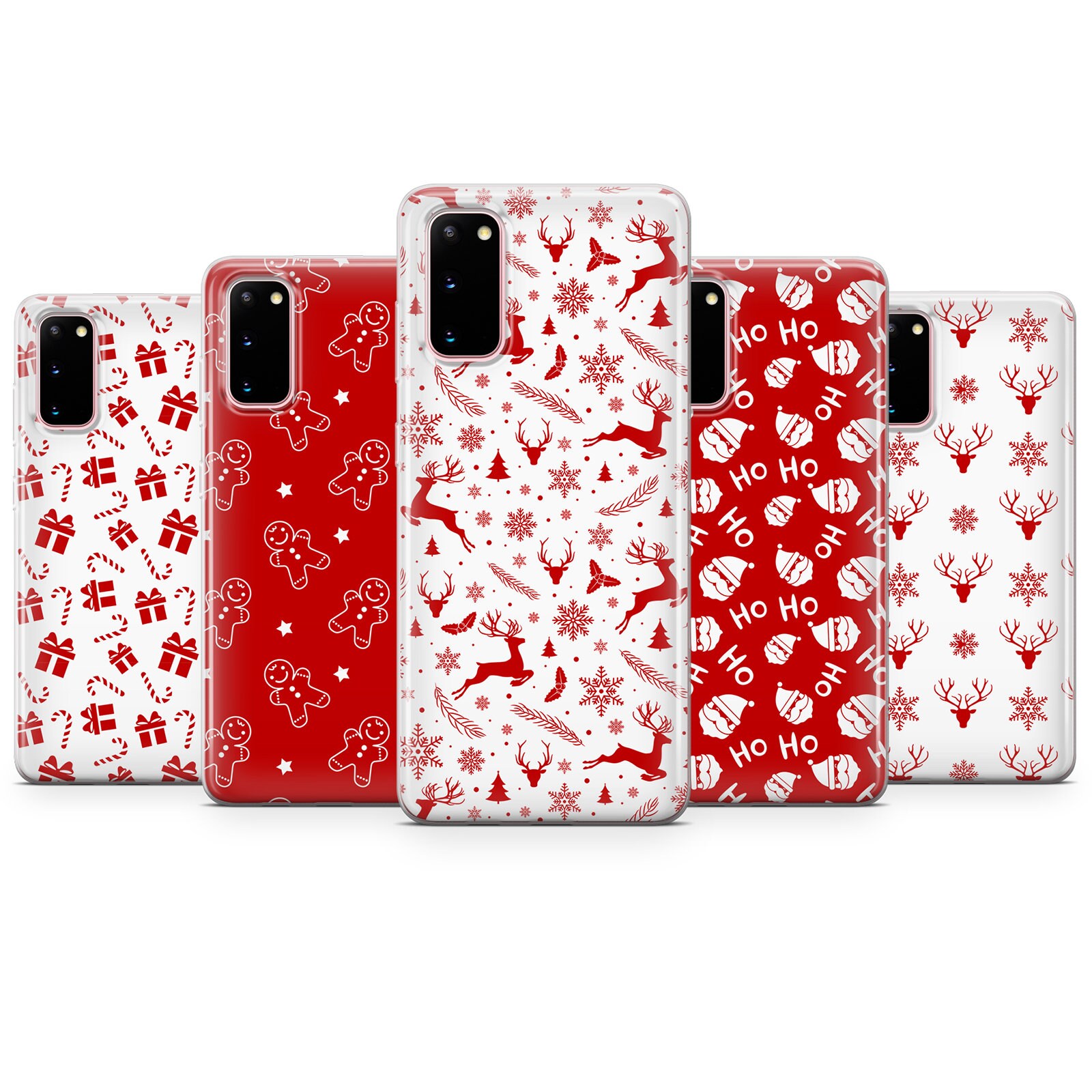 Christmas Phone Case Xmas Cover for iPhone 12 Mini 7 8 XS Etsy