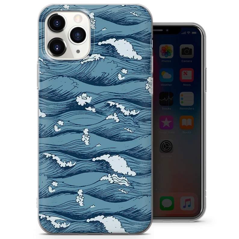 Japanese Wave Phone Case Great Wave Cover Fit for Iphone 14 Etsy UK