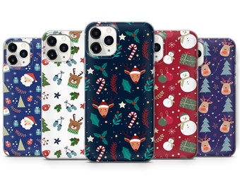 Foonary Noël Coque Pour IPhone 15 Pro Avec Cordon, Neige Aesthetic Cadeau Hiver Motif Réglable Collier Christmas Housse,Silicone Étui Protection Femme Case Avec Corde Lanyard Pour IPhone 15Pro 6,1