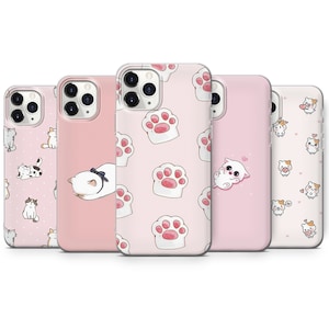 Cat Phone Case Cute Kitten Cover for iPhone, Samsung & Google Pixel