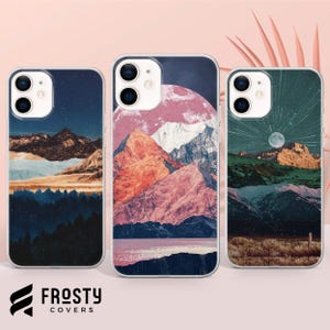 Mountain Phone Case Wanderlust Cover for iPhone 16 Pro Max, 15 Plus, 14, 13, 12, 11, XS & Samsung S25, S24, A56, A55, Pixel 9 Pro, 8