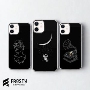 cartoon phone case Cute Cartoon Dog Couple iPhone Case – Vogueen