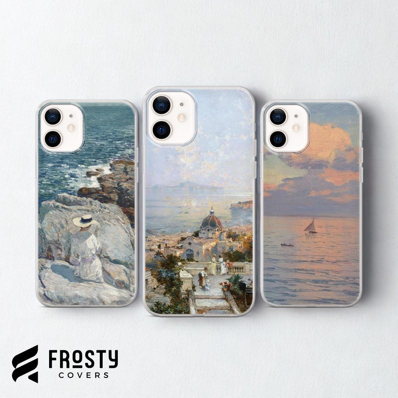 Painting Phone Case Famous Art Cover for iPhone 17 Pro Max, 16e, 15, 14, 13 & Samsung S26 Ultra, S25 FE, A57, A56, Pixel 10, 9A image 1
